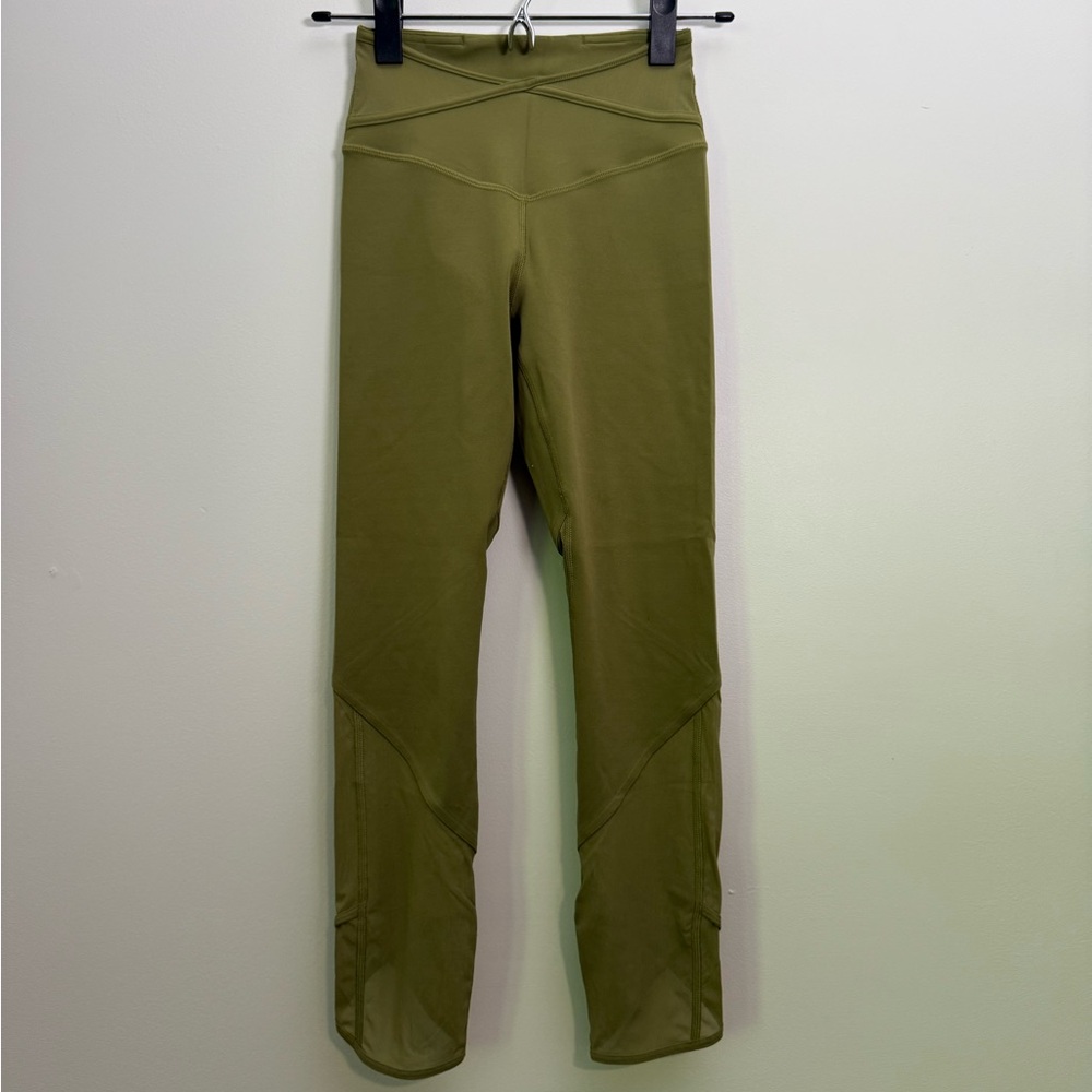 Lululemon Athletica Green Mesh Leggings